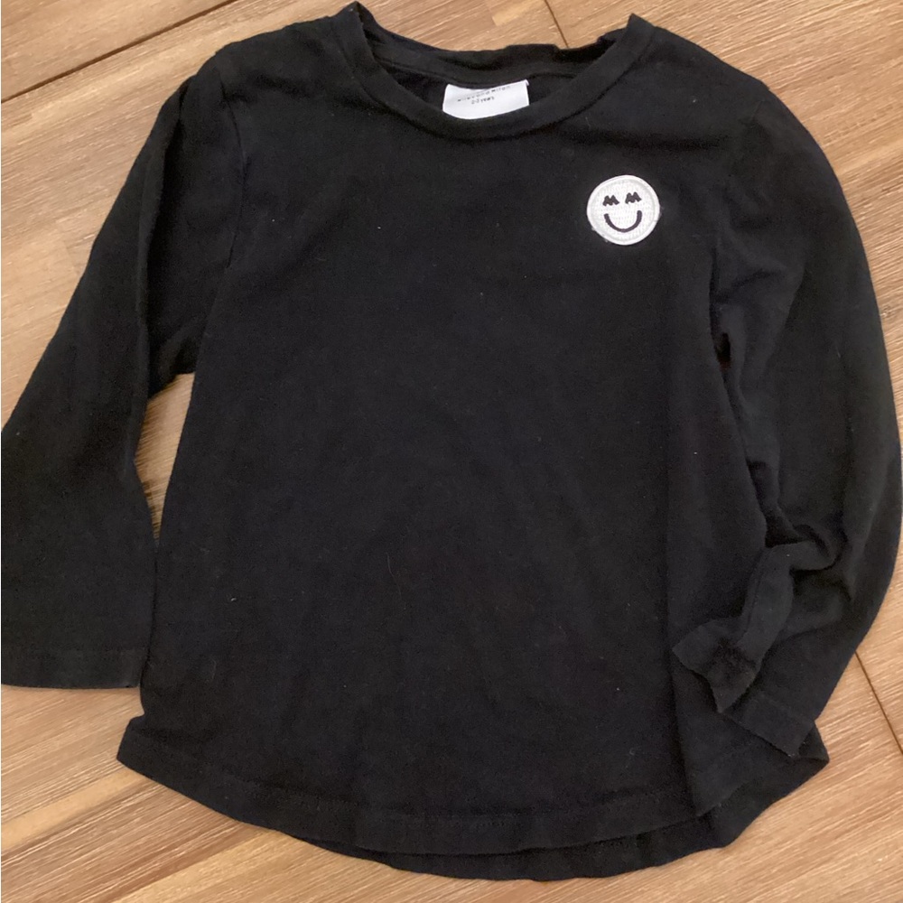 Miles and Milan Long Sleeve Signature Patch Tee - size 2-3 years